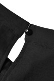 Casual Solid Patchwork Half A Turtleneck Tops