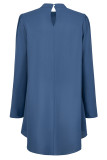 Casual Solid Patchwork Half A Turtleneck Tops