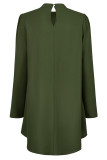 Casual Solid Patchwork Half A Turtleneck Tops