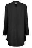Casual Solid Patchwork Half A Turtleneck Tops