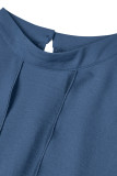 Casual Solid Patchwork Half A Turtleneck Tops