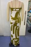 Sexy Geometric Contrast Weave Strapless Dresses