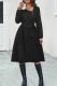 Elegant Solid Bandage V Neck A Line Dresses