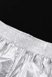 Casual Street Solid Loose High Waist Wide Leg Solid Color Bottoms