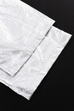 Casual Street Solid Loose High Waist Wide Leg Solid Color Bottoms