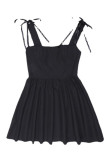 Sweet Celebrities Solid With Bow Princess Dresses