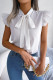 Sweet Elegant Solid With Bow Stringy Selvedge Half A Turtleneck Tops