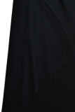Sexy Solid Backless Slit Strapless Irregular Dress Dresses