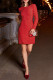 Sexy Solid Backless With Bow O Neck A Line Dresses