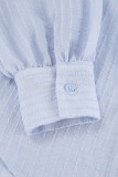 Casual Simplicity Solid Buttons Turndown Collar Long Sleeve Two Pieces