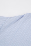 Casual Simplicity Solid Buttons Turndown Collar Long Sleeve Two Pieces