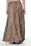 Elegant Solid Fold Loose High Waist Type A Solid Color Bottoms