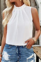 Sweet Elegant Solid Fold Half A Turtleneck Tops