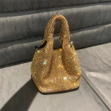 Celebrities Elegant Solid Chains Sequined Rhinestone Bags