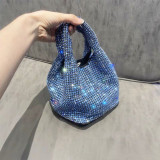 Celebrities Elegant Solid Chains Sequined Rhinestone Bags