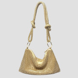 Celebrities Elegant Solid Sequined Rhinestone Bags