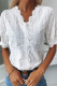 Sweet Solid Lace V Neck Tops