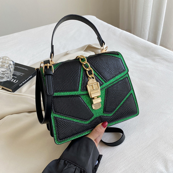 Sweet Street Color Block Chains Contrast Bags