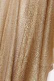 Sexy Vacation Solid Tassel Slit Sequined Swimwears Cover Up