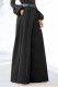 Casual Solid Pocket Fold Without Belt High Waist Wide Leg Solid Color Bottoms(No Belt)