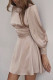 Elegant Solid Bandage Backless Half A Turtleneck Waist Skirt Dresses