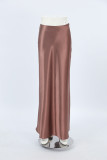 Celebrities Elegant Solid High Waist Solid Color Bottoms