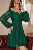 Sweet Elegant Solid Lace Off the Shoulder Princess Dresses