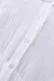 Sweet Cute Solid Buttons Peter Pan Collar Tops