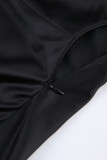 Sexy Formal Solid Backless V Neck Evening Dress Dresses