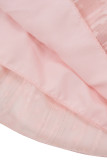 Sweet Solid Bandage Halter Princess Dresses