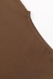Elegant Simplicity Solid Fold V Neck Tops