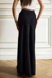 Celebrities Elegant Solid Regular High Waist Solid Color Bottoms