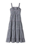 Casual Animal Embroidered Sling Dresses