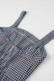 Casual Animal Embroidered Sling Dresses