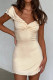 Sexy Solid Stringy Selvedge V Neck A Line Dresses