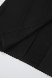 Sexy Solid Slit Oblique Collar Evening Dresses