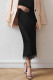 Celebrities Elegant Solid Lace Regular High Waist Solid Color Bottoms