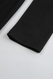 Sexy Solid Slit Oblique Collar Evening Dresses