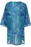 Sexy Vacation Floral Patchwork Swimwears Cover Up