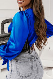 Celebrities Elegant Solid Strap Design V Neck Tops