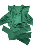 Celebrities Elegant Solid Strap Design V Neck Tops