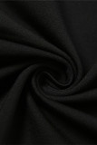 Sexy Solid Flounce Asymmetrical Halter Irregular Dresses