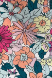 Sweet Elegant Print Flowers Pocket O Neck Printed Dresses