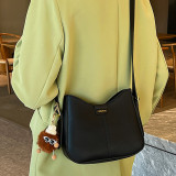 Casual Simplicity Solid Patchwork Bags(With pendant)