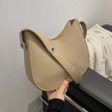 Casual Simplicity Solid Patchwork Metal Accessories Decoration Bags