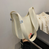 Casual Simplicity Solid Patchwork Metal Accessories Decoration Bags