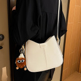 Casual Simplicity Solid Patchwork Bags(With pendant)