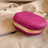 Daily Simplicity Solid Asymmetrical Rhinestone Bags