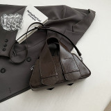 Casual Vintage Solid Rivets Metal Accessories Decoration Bags