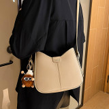 Casual Simplicity Solid Patchwork Bags(With pendant)